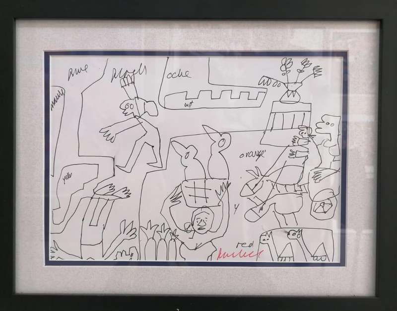 Original Sketch by Elwin Buchel  Rare Opportunity to Own Exclusive Art