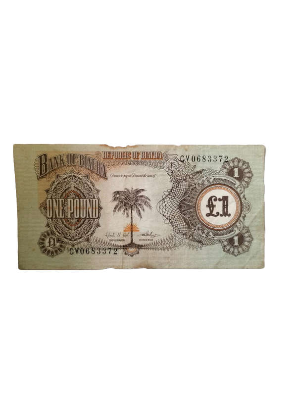 Bank of Biafra £1 One Pound Note - 1968