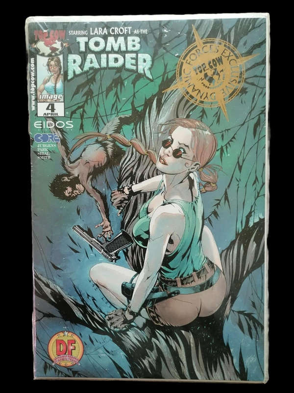 RARE! Tomb Raider #4  Dynamic Forces GOLD FOIL Variant (COA #2145/3000)  SEALED
