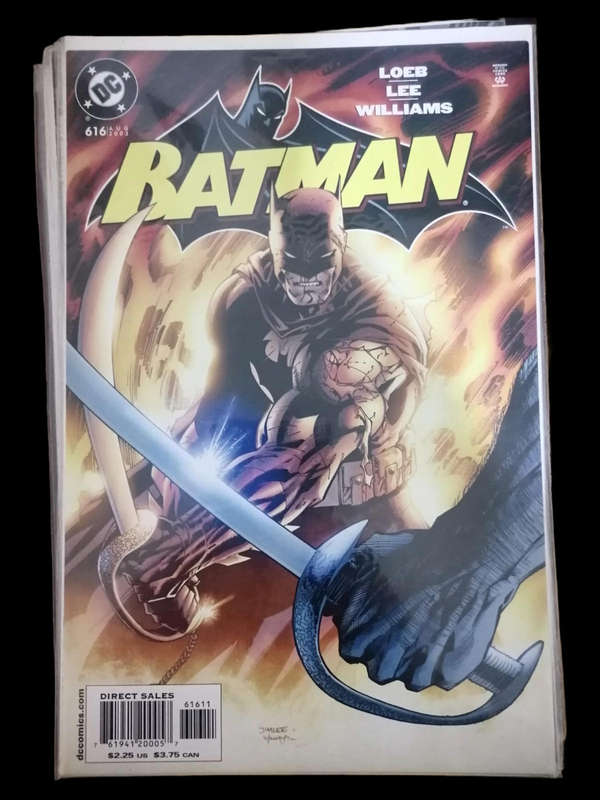  Batman #616  Sealed  DC Comics 2003  HUSH Saga  Sword Duel Cover (Loeb / Lee)
