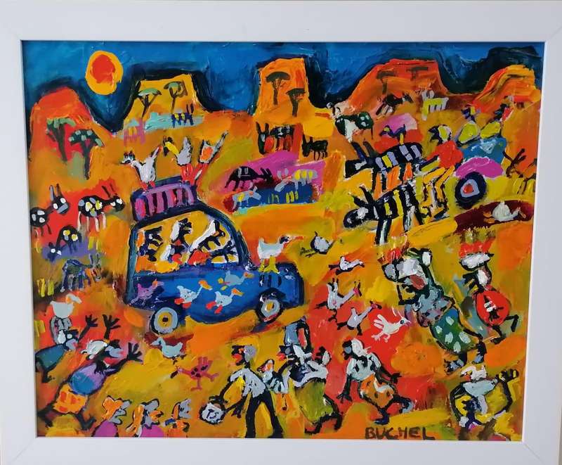 Original Painting by Elwin Buchel  Rare Opportunity to Own Exclusive Art