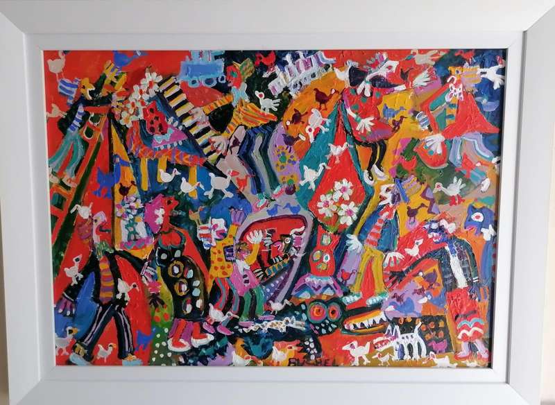 Original Painting by Elwin Buchel  Rare Opportunity to Own Exclusive Art