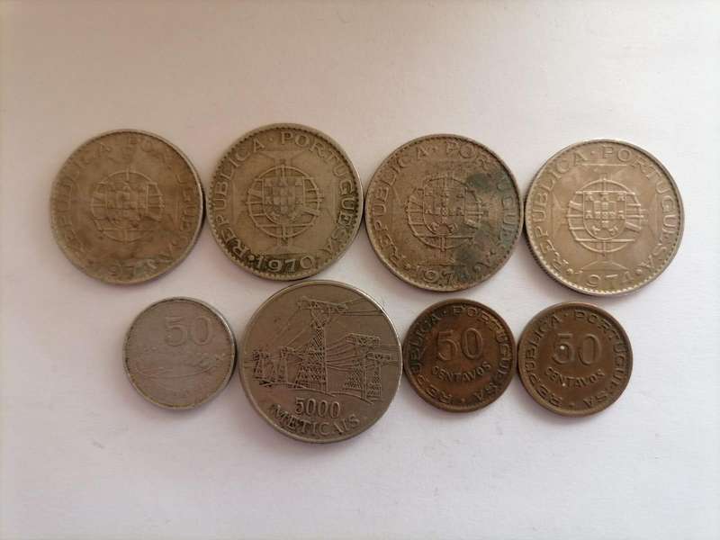 Vintage Mozambique & Portuguese Colonial Coin Lot  Rare Collectibles
