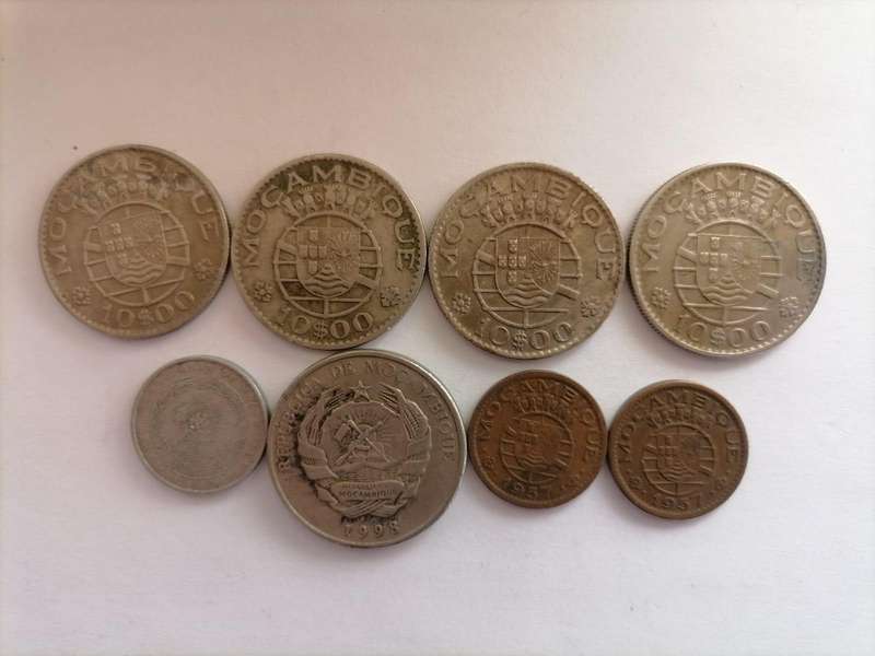 Vintage Mozambique & Portuguese Colonial Coin Lot  Rare Collectibles