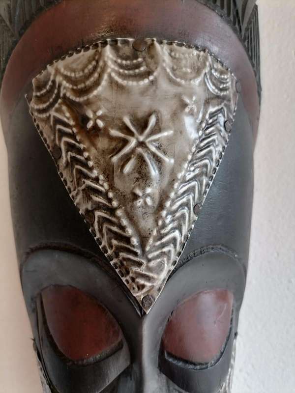 Handcrafted African Tribal Wall Mask