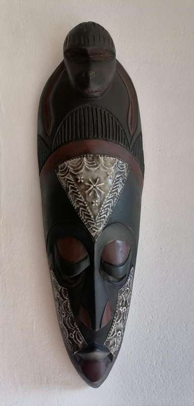 Handcrafted African Tribal Wall Mask