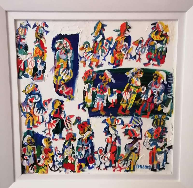 Original Painting by Elwin Buchel - Rare Opportunity to Own Exclusive Art
