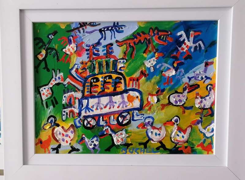 Original Painting by Elwin Buchel - Rare Opportunity to Own Exclusive Art
