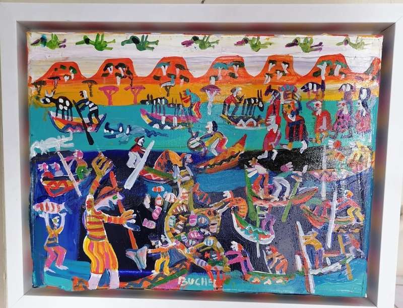 Original Painting by Elwin Buchel - Rare Opportunity to Own Exclusive Art