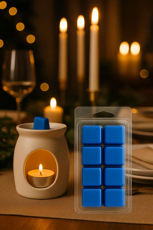 8 cavity clamshell for candle wax melts