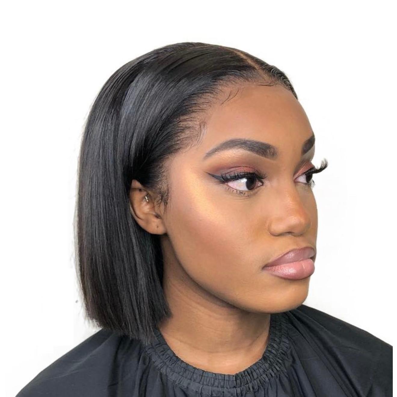 8inch Glueless Full Frontal Short Bob Wig