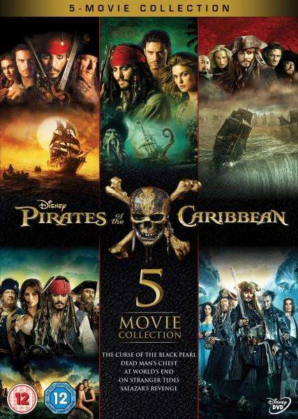 Pirates of the Caribean Full Box Set DVD