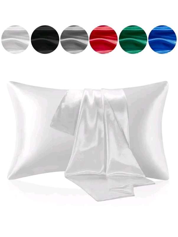 Satin Pillowcase - White