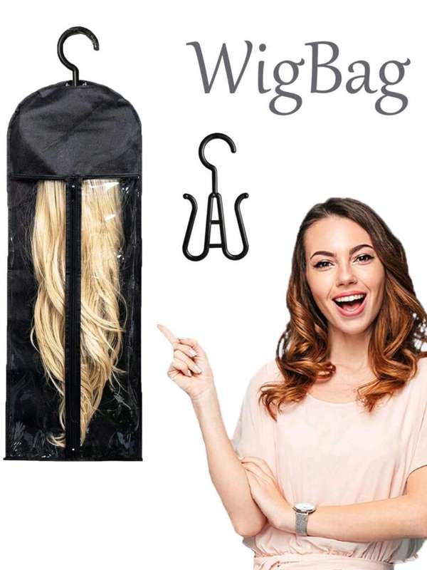 Waterproof Wig Storage Bag With Hook