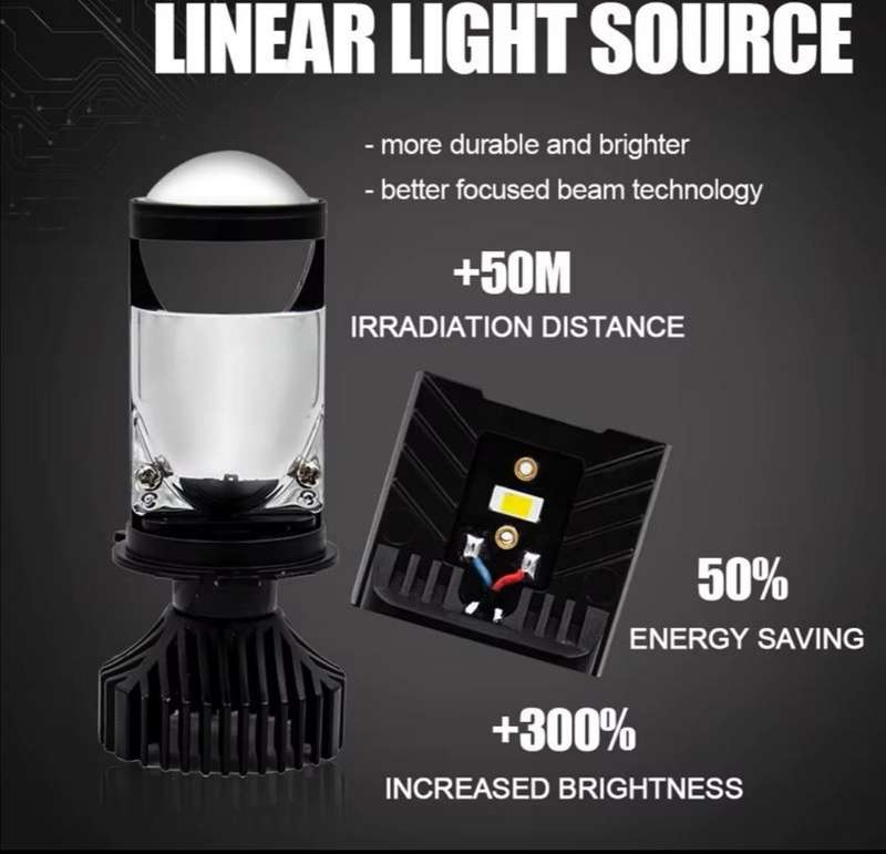 T9 LED H4 projector headlights