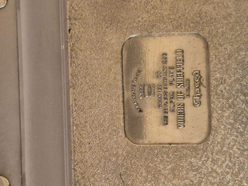 Viners of Sheffield Alpha Plate