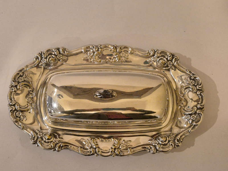 Silver Butter Dish
