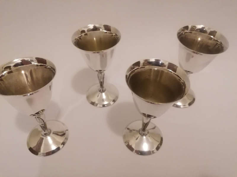 Silver Goblets / Wine Glasses