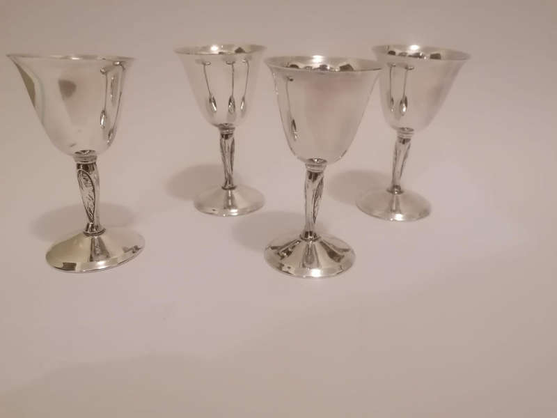 Silver Goblets / Wine Glasses
