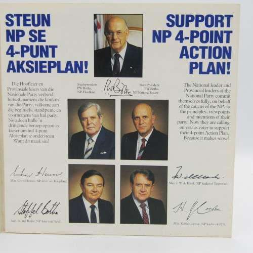 Why you should vote NP 1987 booklet