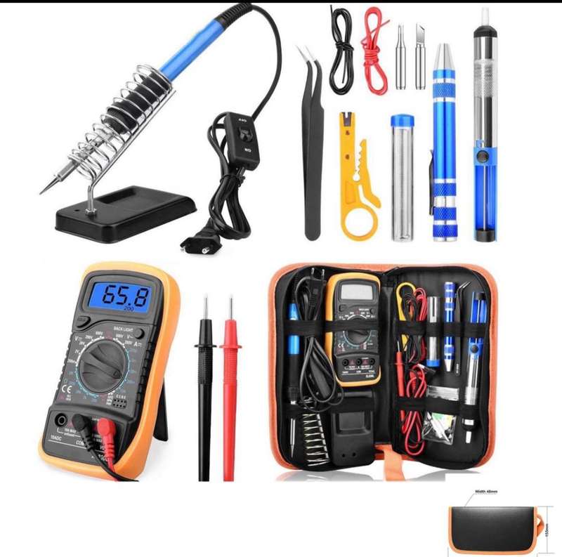 Soldering Iron Multimeter Set