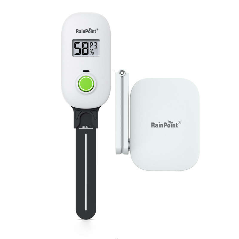 RainPoint Wireless Smart Wi-Fi Digital Soil Moisture Meter + Wi-Fi Hub