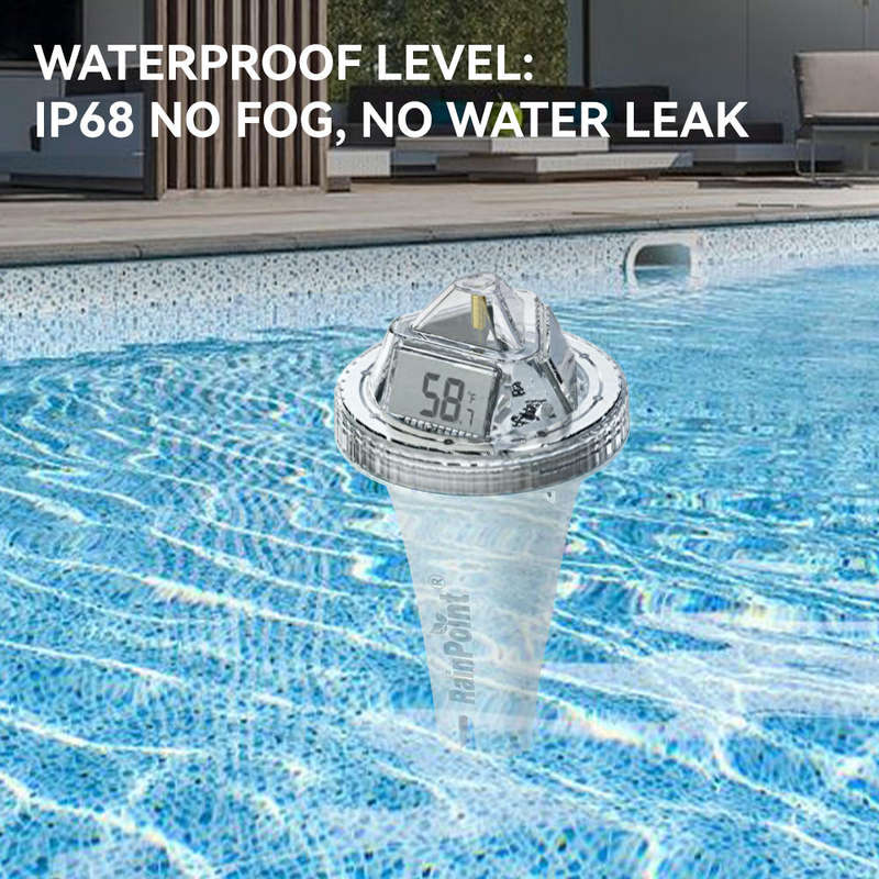 RainPoint Wireless Smart Wi-Fi Pool Thermometer & Display Screen (Device Only)
