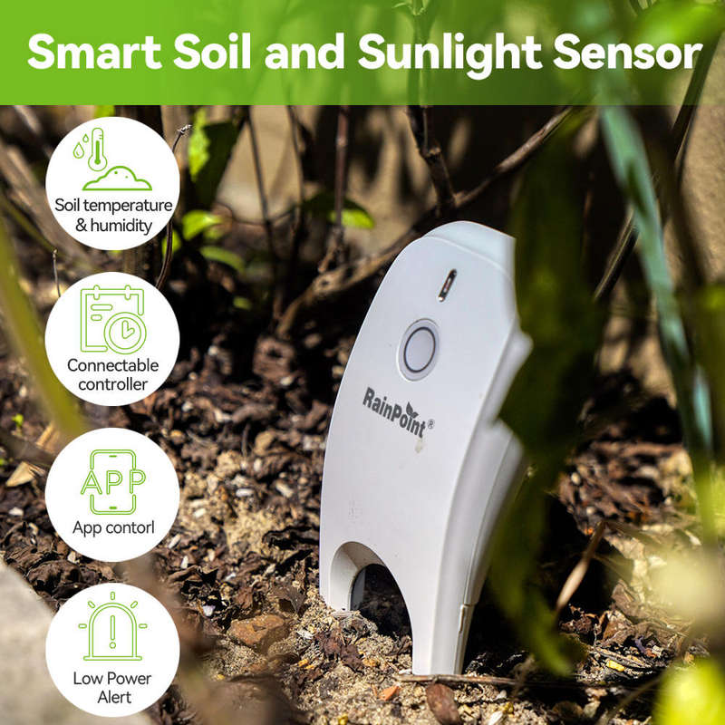RainPoint Wireless Smart Wi-Fi 3 in 1 Soil Meter (Device Only)