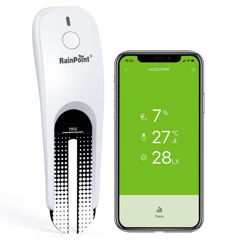 RainPoint Wireless Smart Wi-Fi 3 in 1 Soil Meter (Device Only)