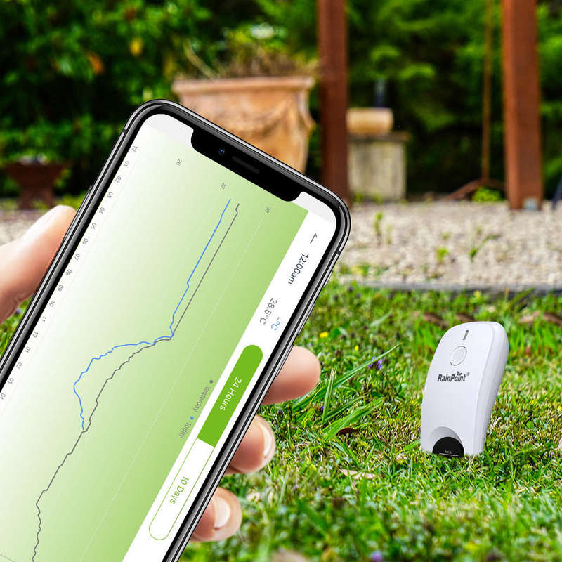 RainPoint Wireless Smart Wi-Fi 3 in 1 Soil Meter (Device Only)