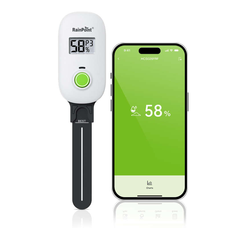 RainPoint Wireless Smart Wi-Fi Digital Soil Moisture Meter (Device Only)