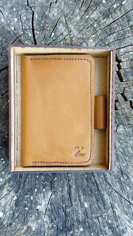 Handmade Leather Golf scorecard holder