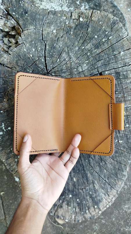 Handmade Leather Golf scorecard holder