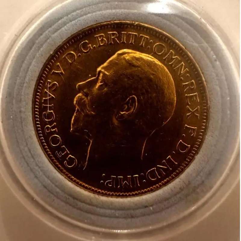 1918 Full gold sovereign king george V Rare collectable coin