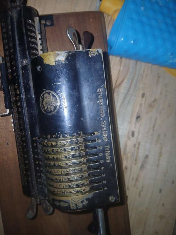 Brunsviga system trinks 1920 calculator
