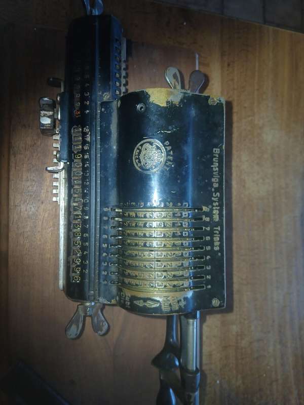 Brunsviga system trinks 1920 calculator