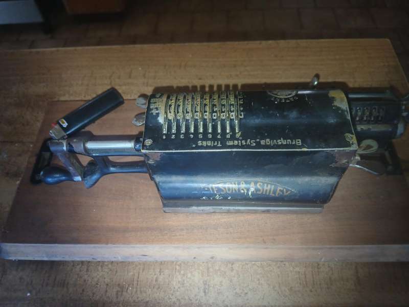 Brunsviga system trinks 1920 calculator