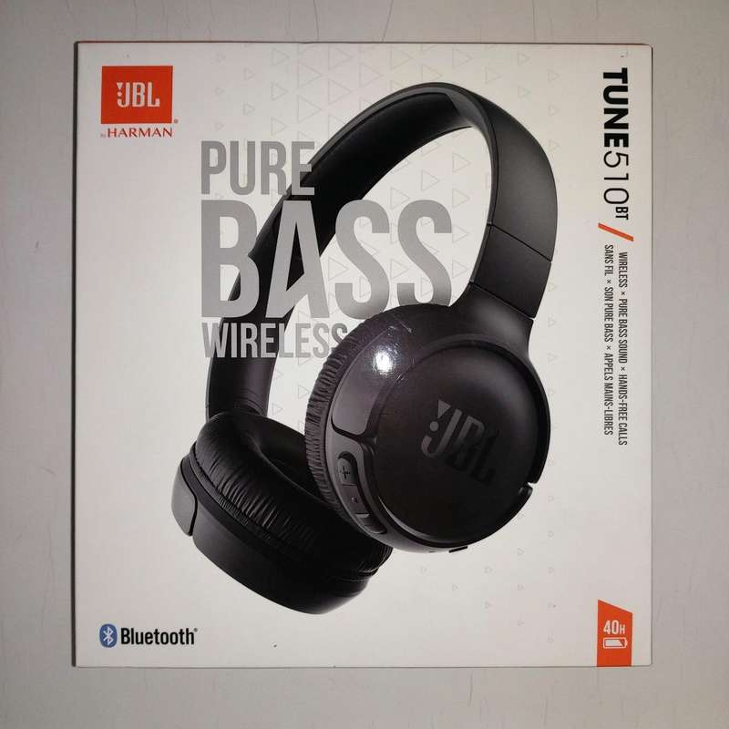 JBL Tune 510 Bluetooth Wireless On-Ear Headphones (Black)