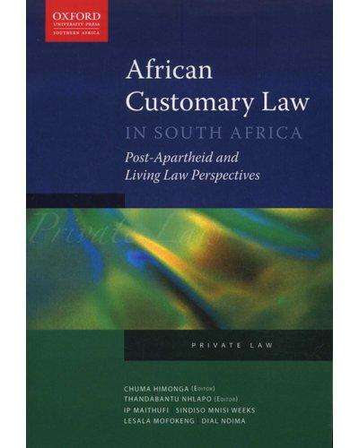 African Customary Law in South Africa (Paperback)