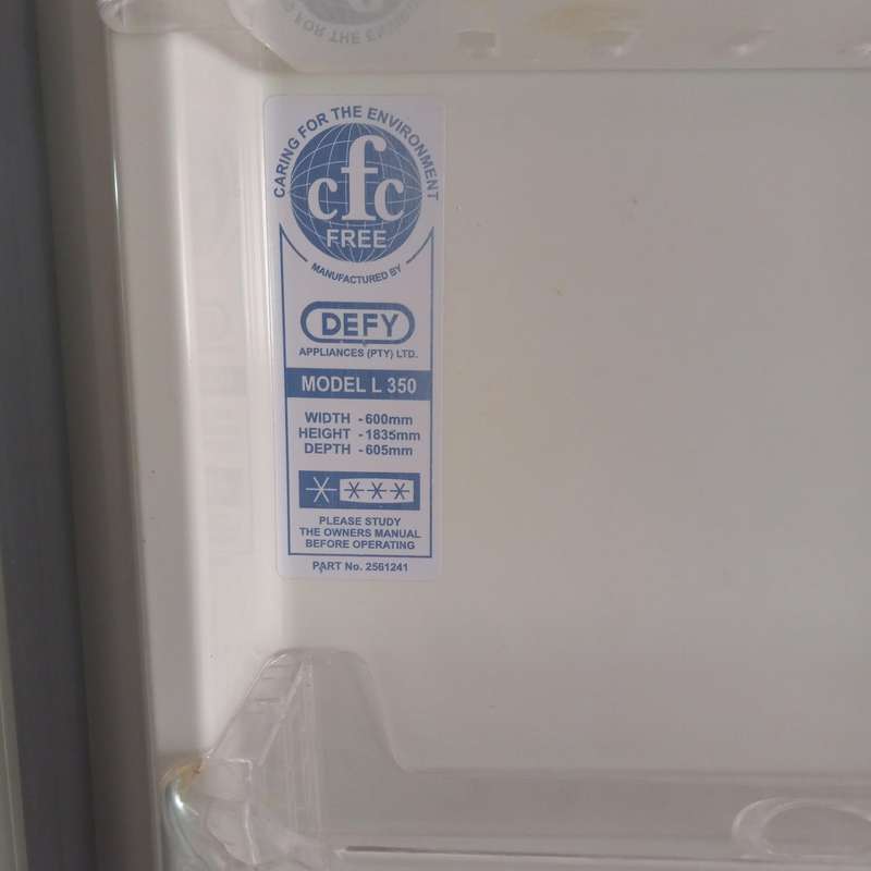 Defy L350 Refrigerator