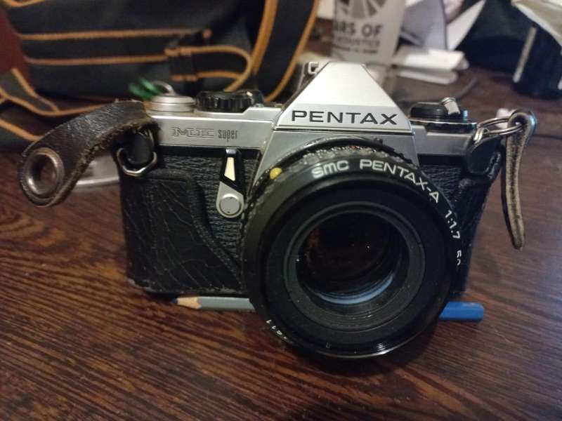 Pentax ME Super SLR camera