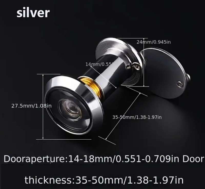 Anti-theft Peephole / Cat Eye  / Door Viewer