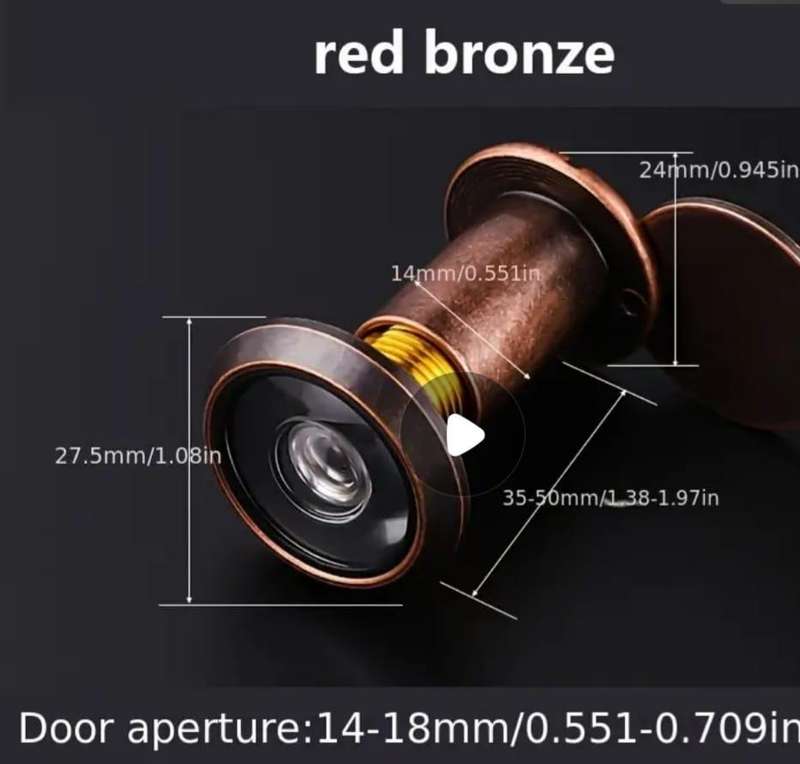 Anti-theft Peephole / Cat Eye  Door Viewer