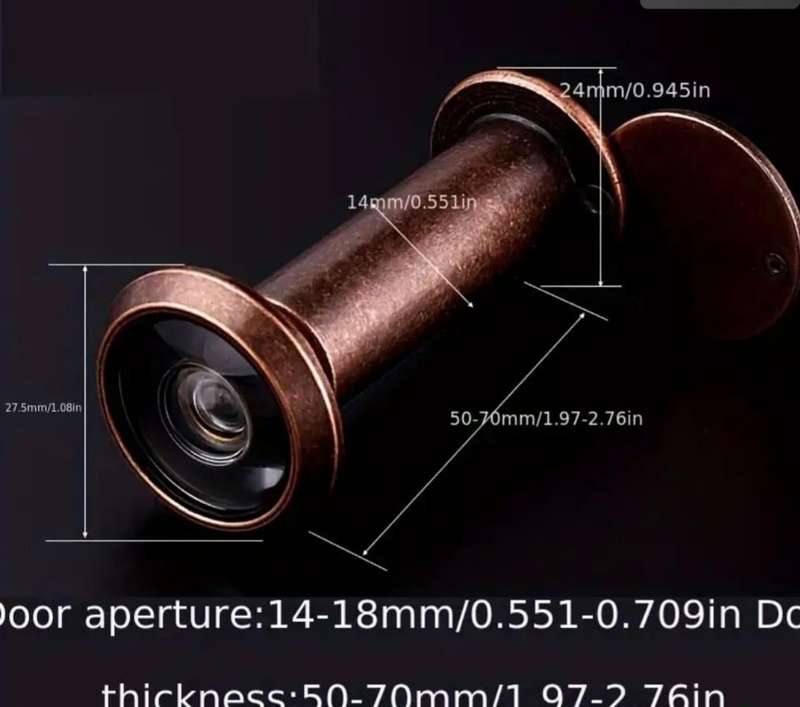 Anti-theft Peephole / Cat Eye  Door Viewer