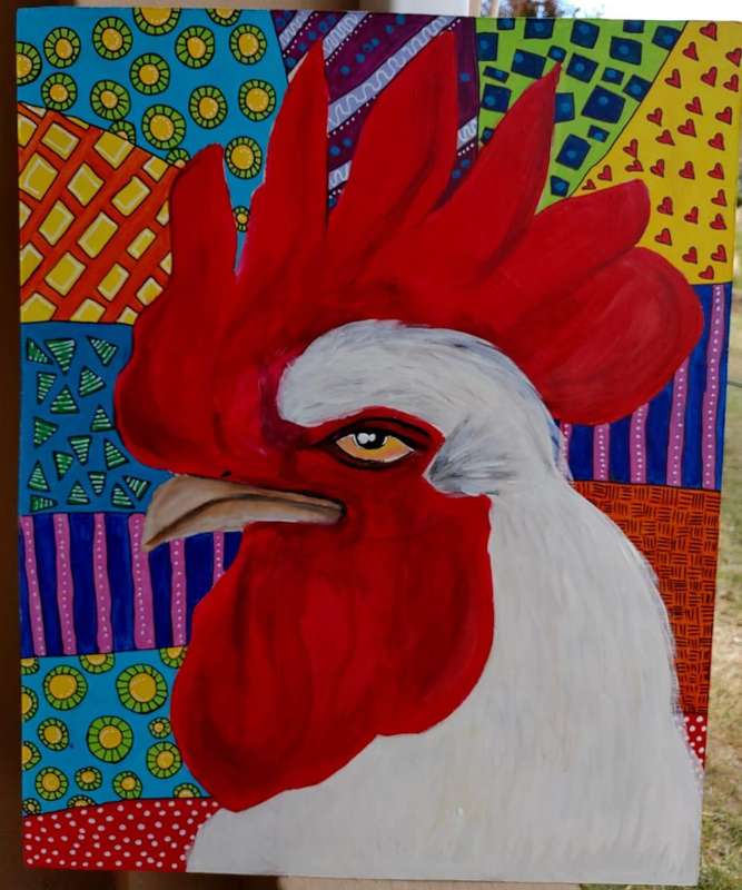 Chicken CANVAS art