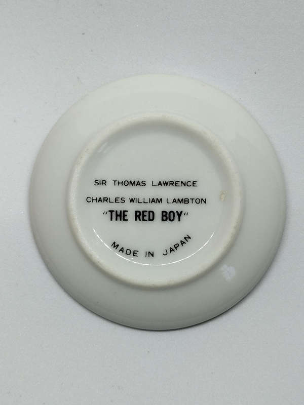 Collectors item-Decorative Ceramic Plate Featuring "The Red Boy"