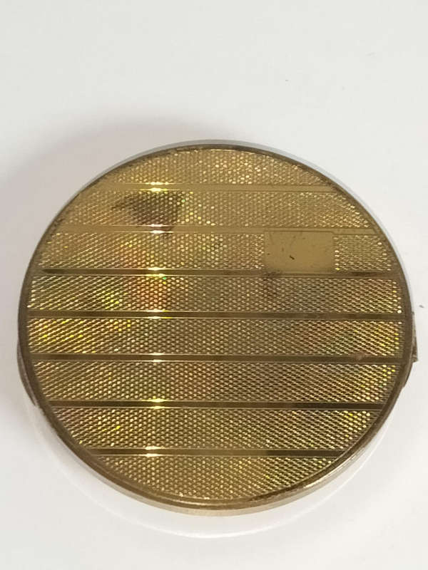 Vintage Gold Tone Stratton Compact Vanity Mirror