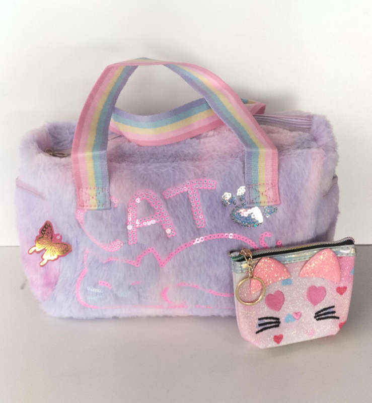 Handbag and Glittery Purse Set
