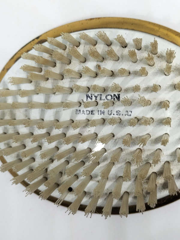 Antique Brush With Floral Design