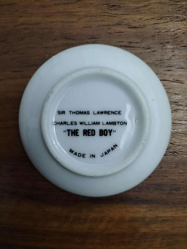Collectors item-Decorative plate featuring Sir Thomas Lawrence's famous painting "The Red Boy"